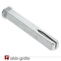 AHB Wechselstift 1071 mit Platte 8/80 mm Vierkantstift Vierkant Stift Spaltstift